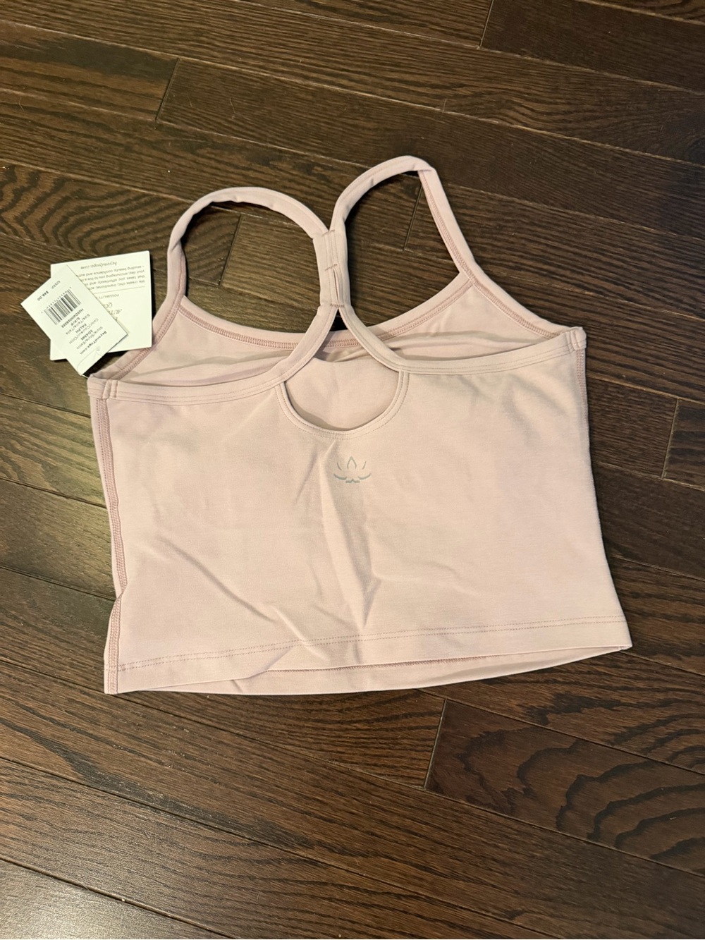 Beyond Yoga Light Pink High-Waist Leggings & Crop Tank Set - Picture 3 of 6